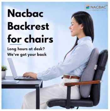 Nacbac  Chair Comfort Combo – Back Support + Seat Support